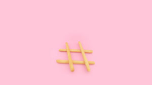 Hashtag, breadsticks