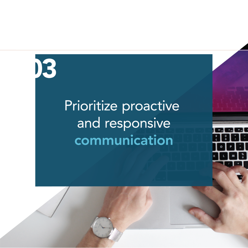 Work from home tip: Prioritize proactive and responsive communication