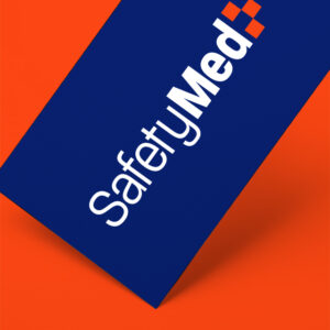 SafetyMed logo design