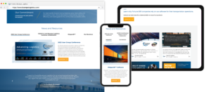 Bourque logistics homepage