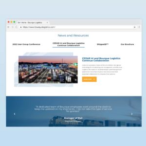 Bourque Logistics Homepage