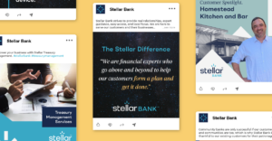 Stellar Bank social media